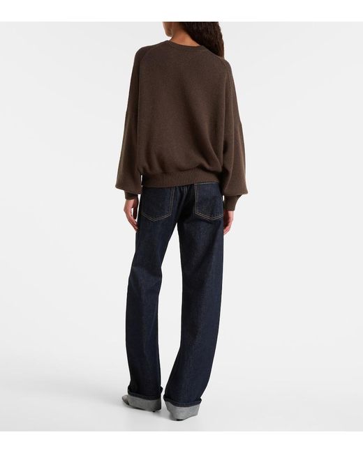 Khaite Brown Margaux Cashmere Sweater