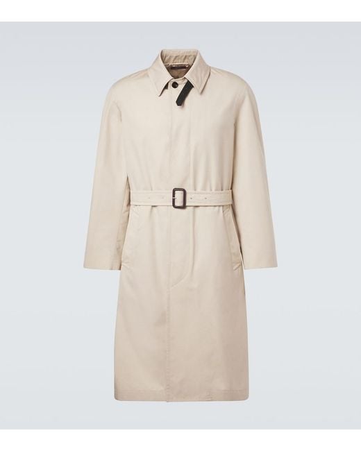 Tom Ford Natural Cotton And Silk Wide-Leg Pants for men