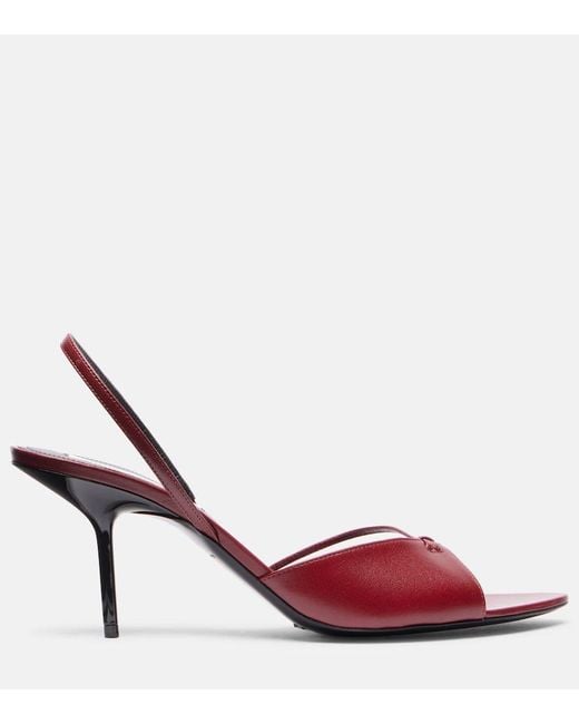 Victoria Beckham Pink Sandalen 75 Aus Leder