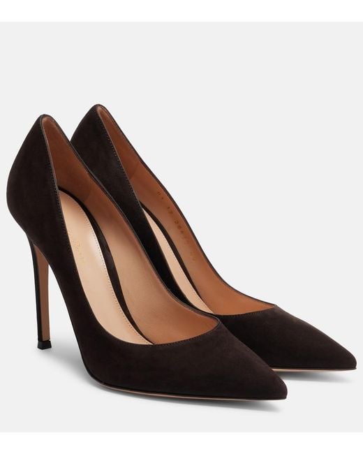 Gianvito Rossi Black Gianvito Suede Pumps