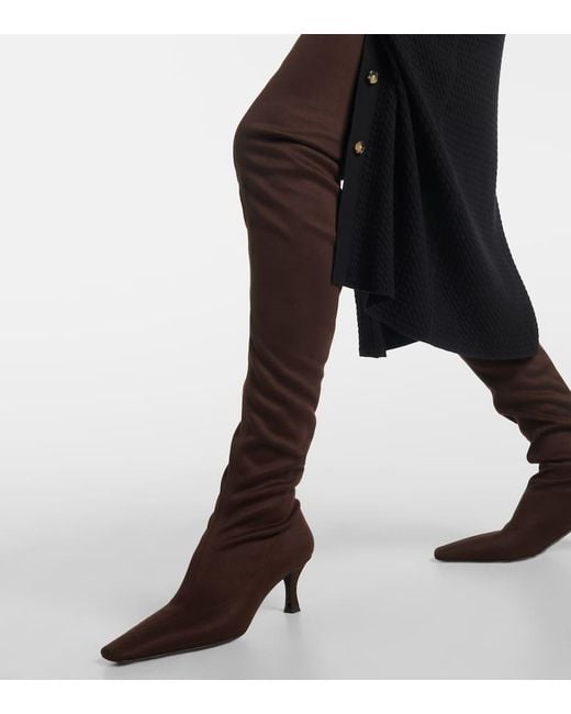 Proenza Schouler Brown Suede Over-The-Knee Boots