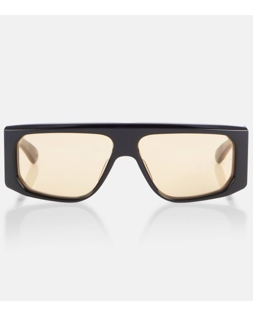 Jacques Marie Mage Brown Cliff Flat-top Sunglasses