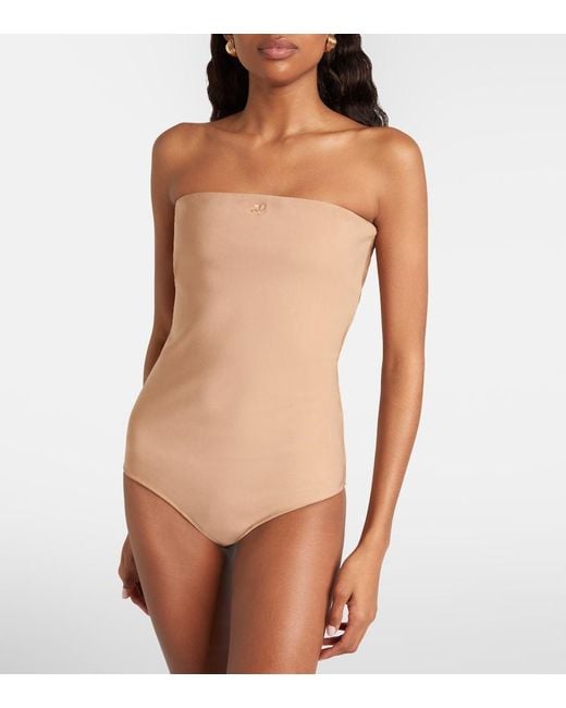 Courreges Natural Jersey Bodysuit
