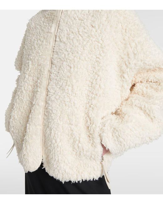 Jil Sander Natural Teddy Jacket