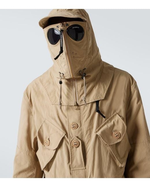 Junya Watanabe Natural X C.P. Company Goggle Parka for men