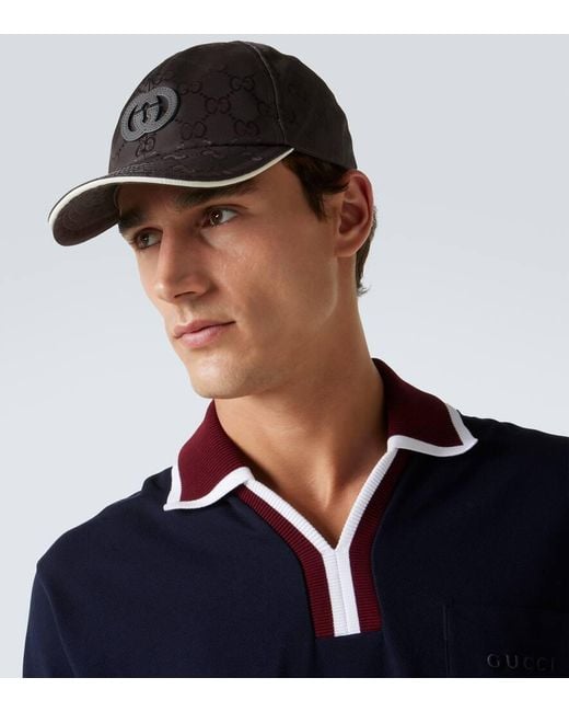 Gucci Brown Interlocking G Baseball Cap for men
