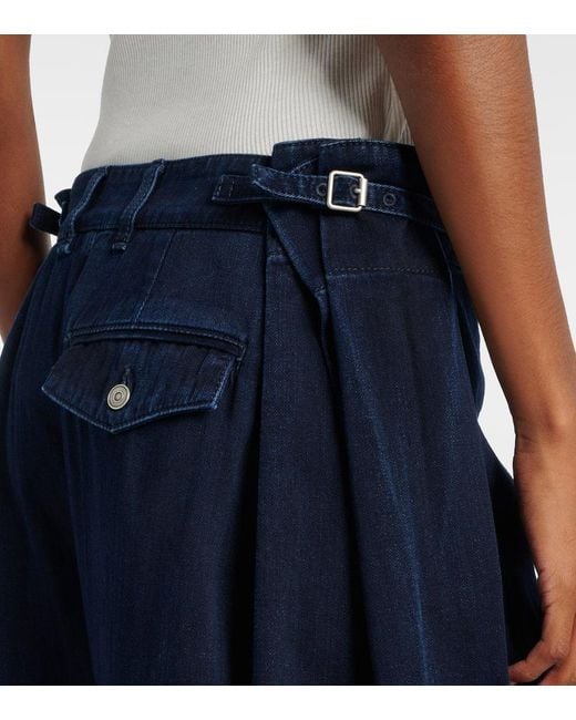 Loewe Blue Wide-Leg Jeans