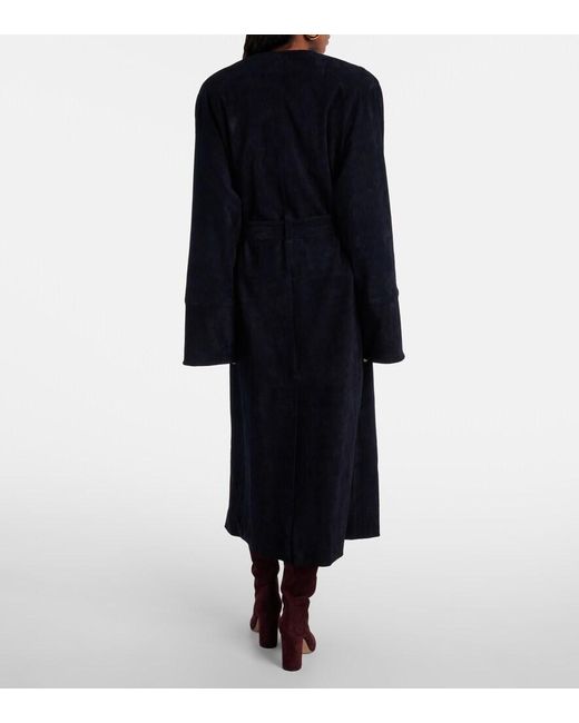 Stouls Black Dietrich Suede Coat