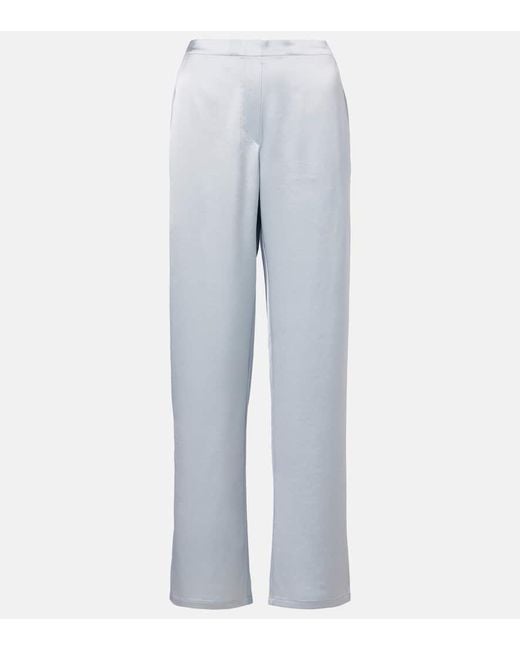 Pantalones Barb Painter De Saten Leset de color Blue