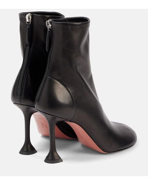 Bottines Iris 95 En Cuir AMINA MUADDI en coloris Black