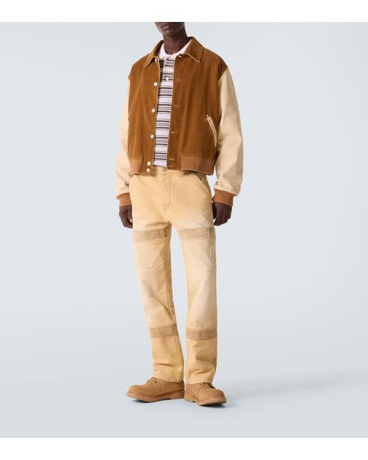 Veste Teddy Homecoming En Velours Cotele De Coton Wales Bonner pour homme en coloris Brown