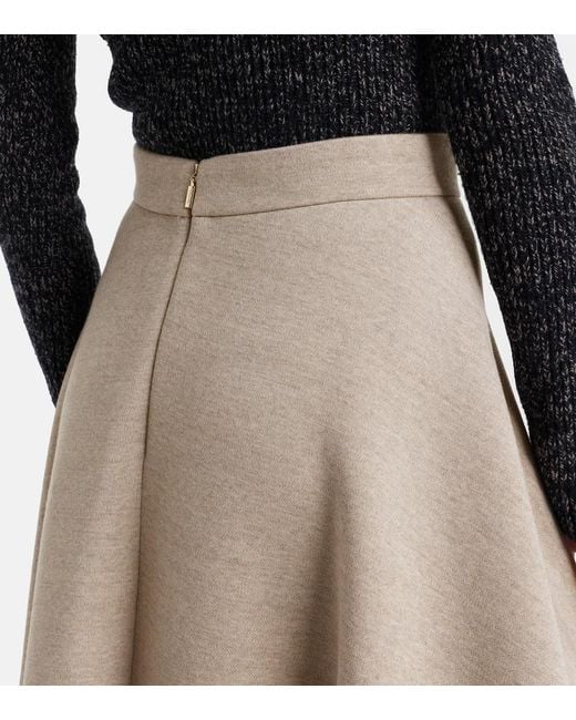 Jupe Midi Max Mara en coloris Natural