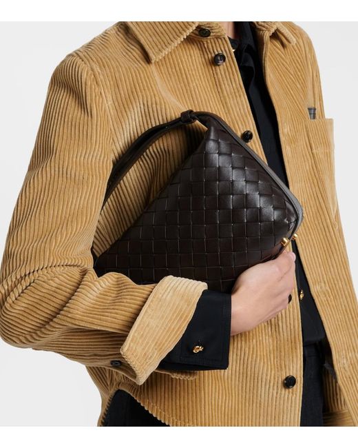Bottega Veneta Black Tote Bag Wallace Mini Aus Leder