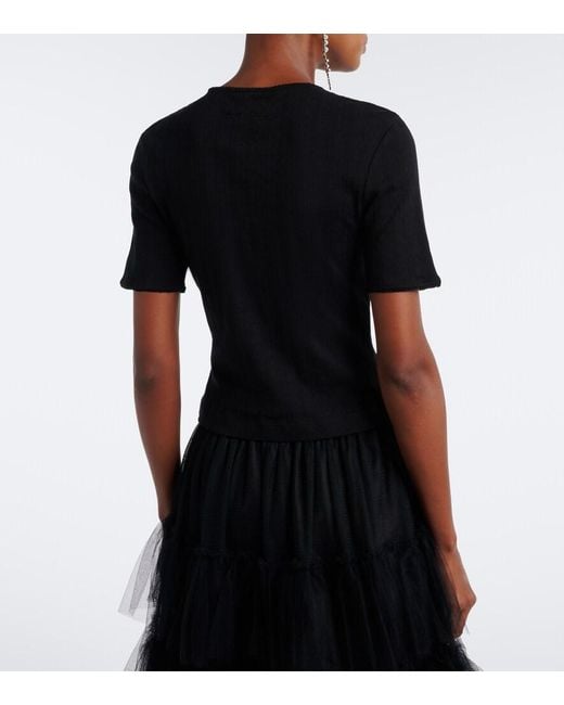 Top di Simone Rocha in Black