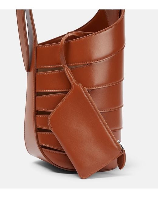 Alaïa Red Babel Small Leather Shoulder Bag