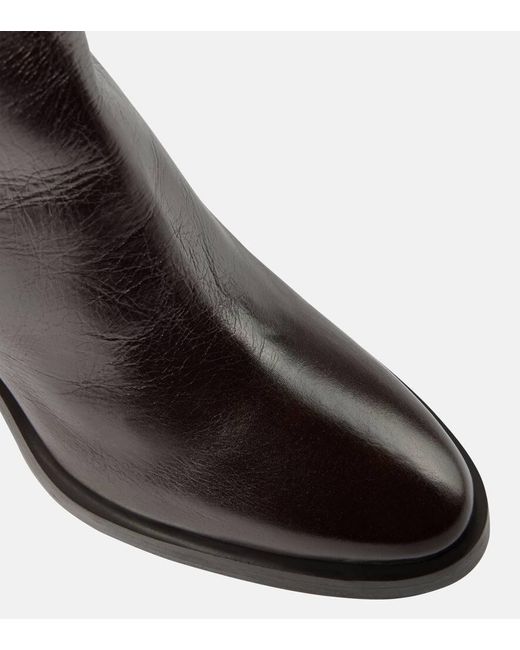 Paris Texas Black Overknee-Stiefel Ophelia aus Leder