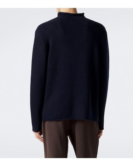 Lisa Yang Blue Sylvan Cashmere Sweater for men