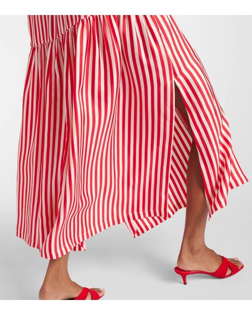 Abito Lungo Faesite di Max Mara in Red