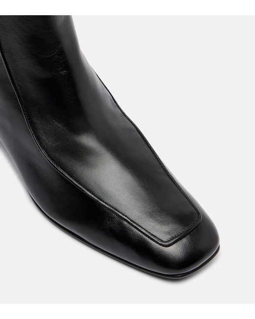 Herbert Levine Black Shadow Ban 30 Leather Ankle Boots