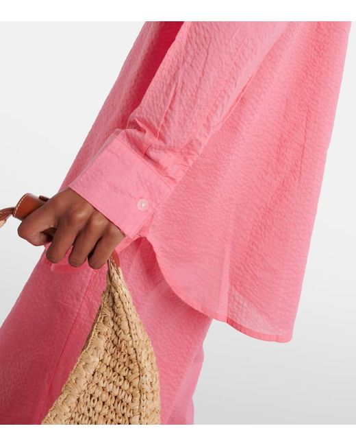 JADE Swim Pink Hemd Mika aus Baumwolle