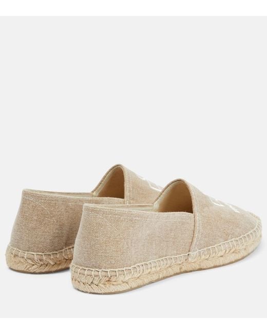 Isabel Marant Natural Canae Canvas Espadrilles