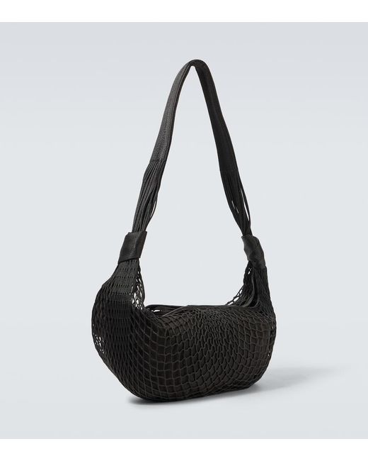 Lemaire Black X Filt Croissant Net Shoulder Bag for men