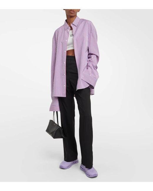 Loewe Purple Luxury Cloudtilt Sneaker In Polyester For