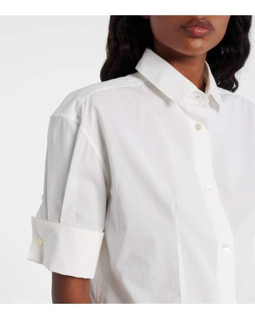 The Row White Hemd Carpazi Aus Baumwolle