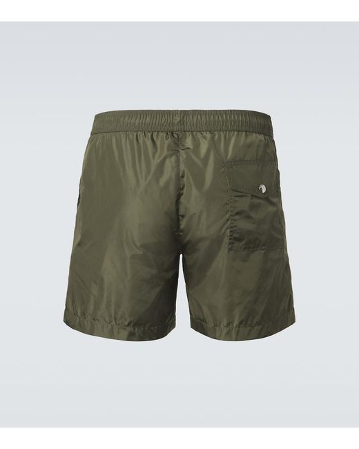 Moncler Green Archivio Swim Trunks for men