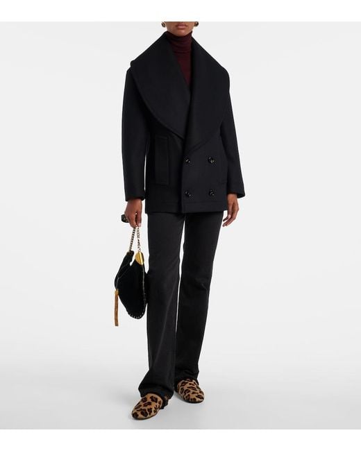Yves Salomon Brown Shearling-Lined Calf Hair Slip-On Shoes