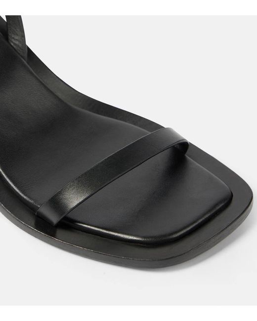 A.Emery Black Sandalen Irving Aus Leder