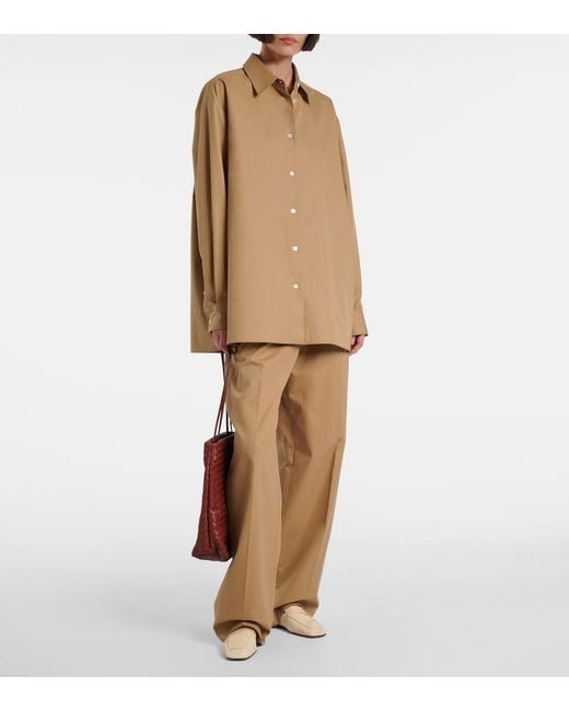 The Row Natural Soft Leather Loafers