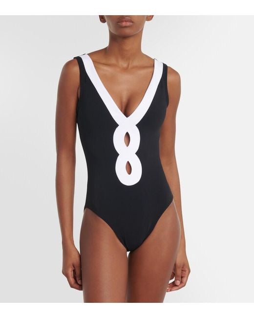 Karla Colletto Black Octavia Cutout Swimsuit