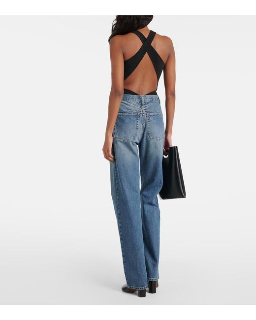 Alaïa Black Jersey Bodysuit