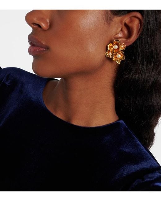 Boucles D'Oreilles Orsola En Plaque Or Jennifer Behr en coloris Metallic