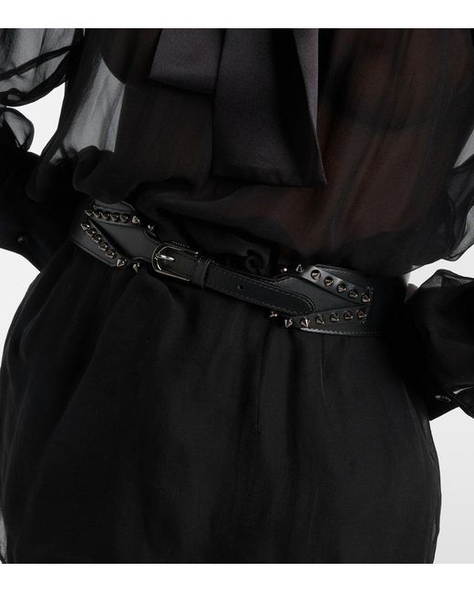 Ceinture Cabata En Cuir Christian Louboutin en coloris Red