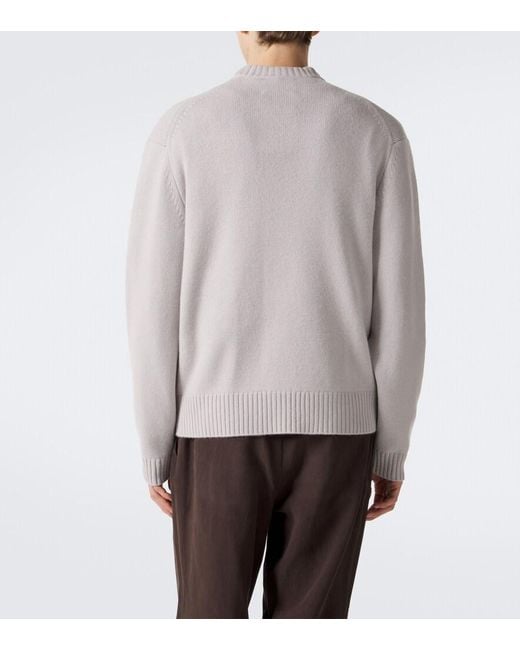 Lisa Yang Gray Fenris Cashmere Cardigan for men