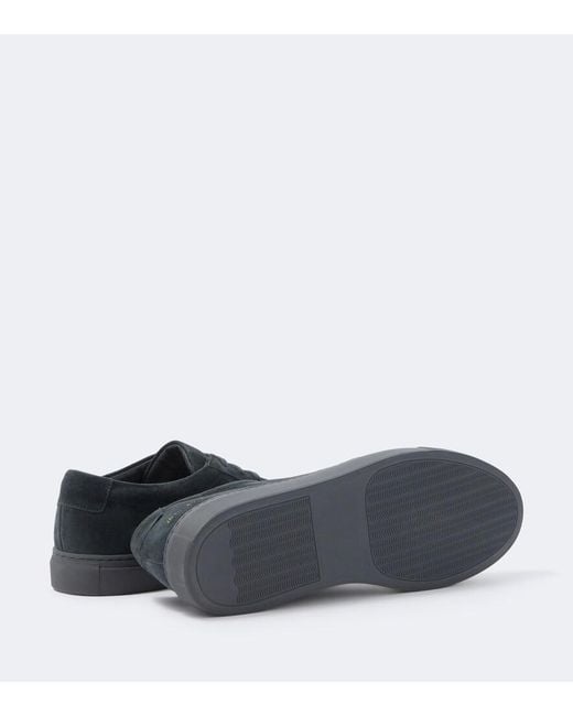 Common Projects Blue Achilles Suede Sneakers for men
