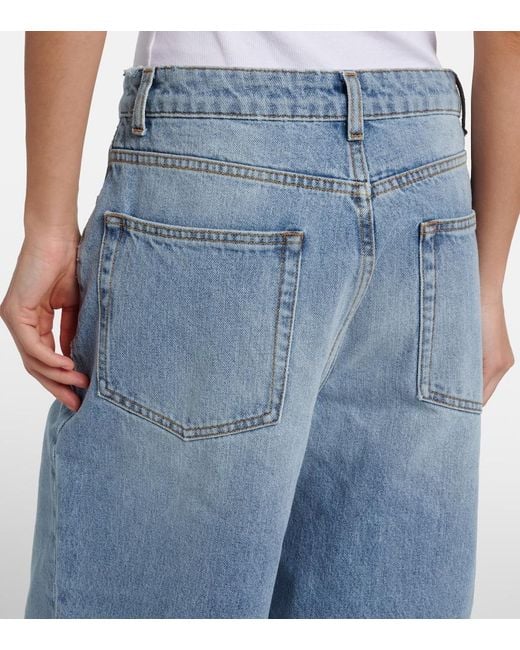 Jeans Capri De Algodon Rohe de color Blue