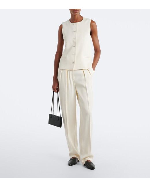 Chaleco Jane Loulou de Saison de color White