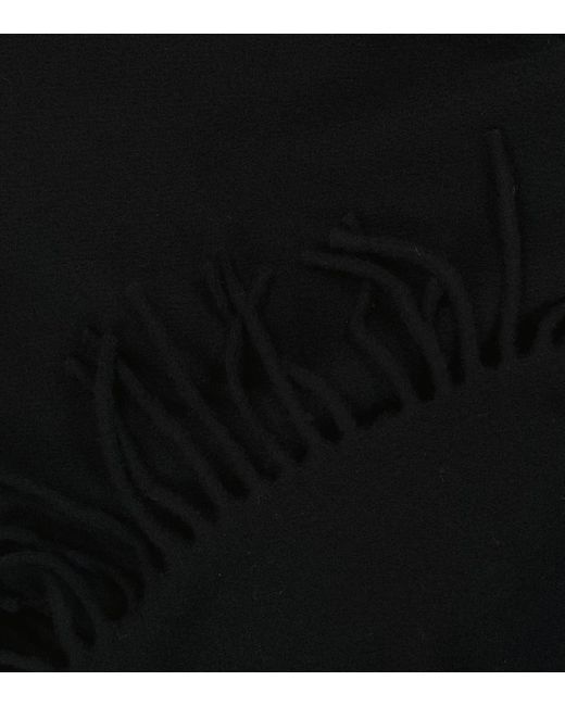 Totême  Black Wool Scarf