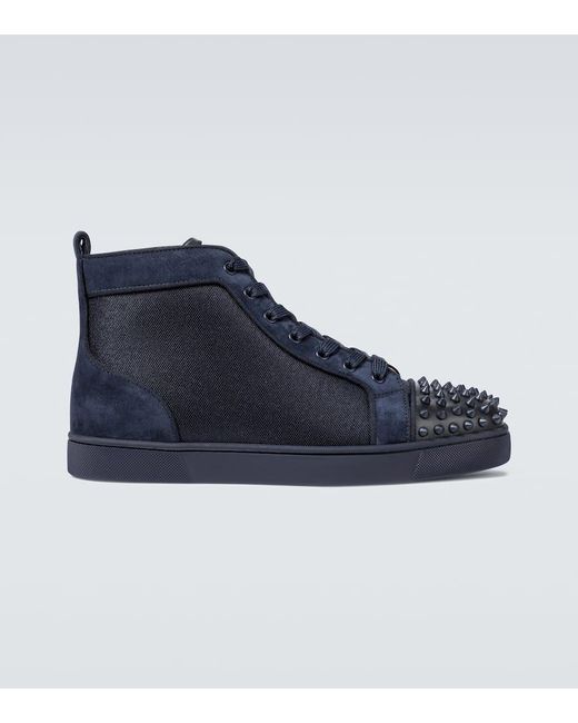 Christian Louboutin Blue Lou Spikes Orlato Sneakers for men