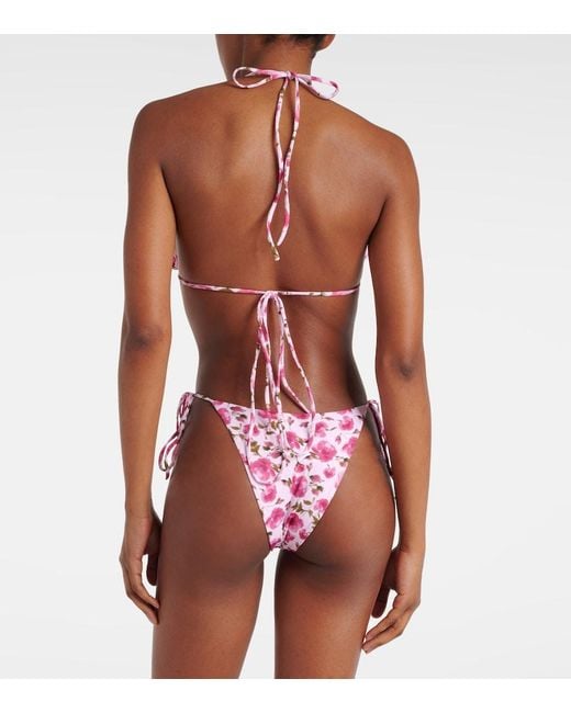 Magda Butrym Red Bikini Top