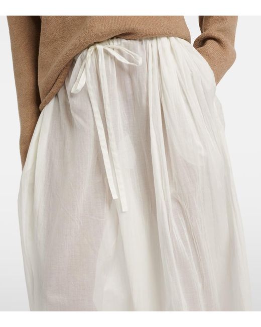 The Row White Weite Hose Hypnosta Aus Baumwolle
