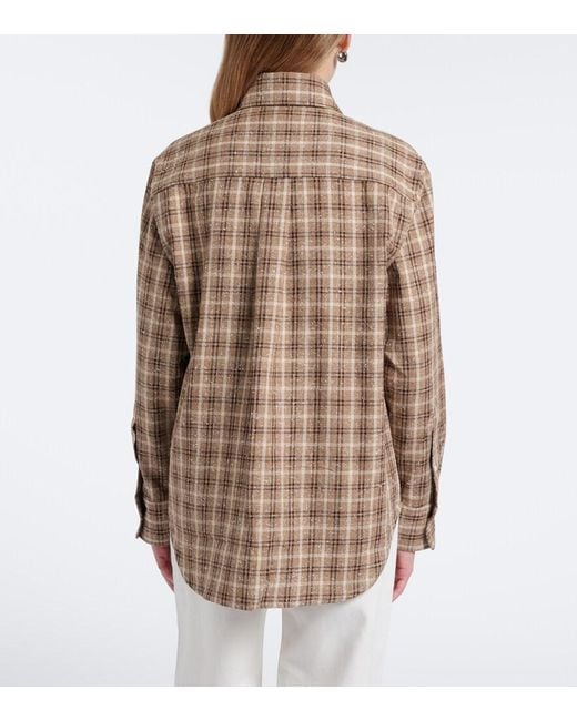 Giacca Camicia di Rohe in Brown