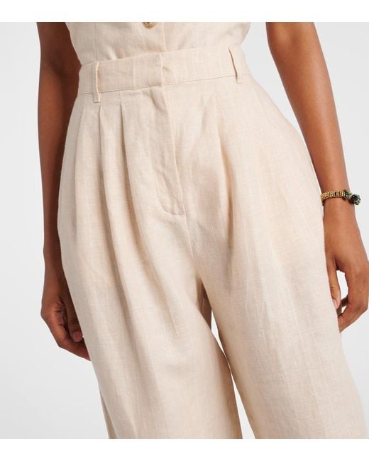 Posse Natural Hose Lucille Aus Leinen