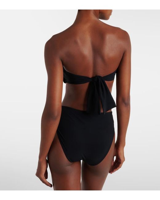 Slip Bikini Basics A Vita Alta di Karla Colletto in Black