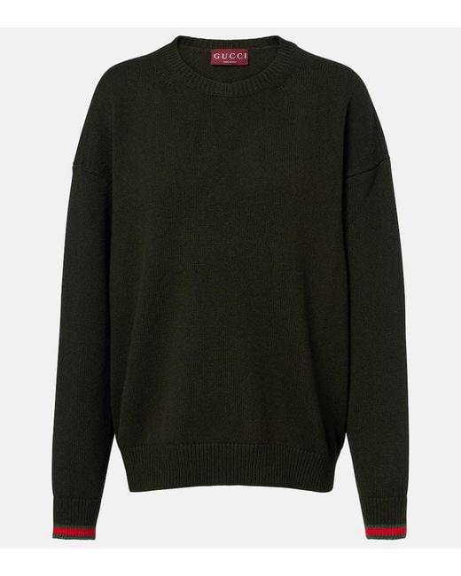 Gucci Black Wool And Cashmere Sweater