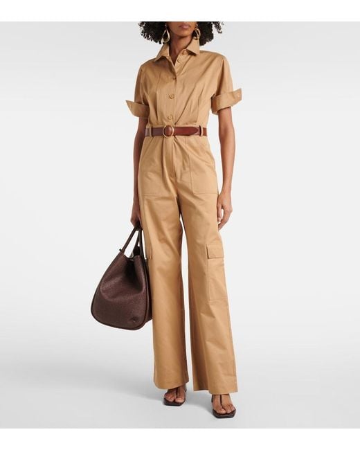 Max Mara Natural Cotton Jumpsuit