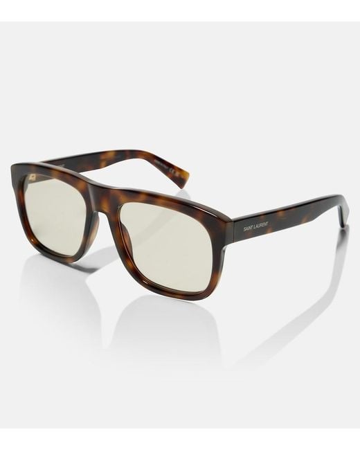 Saint Laurent Brown Sl 558 Square Sunglasses